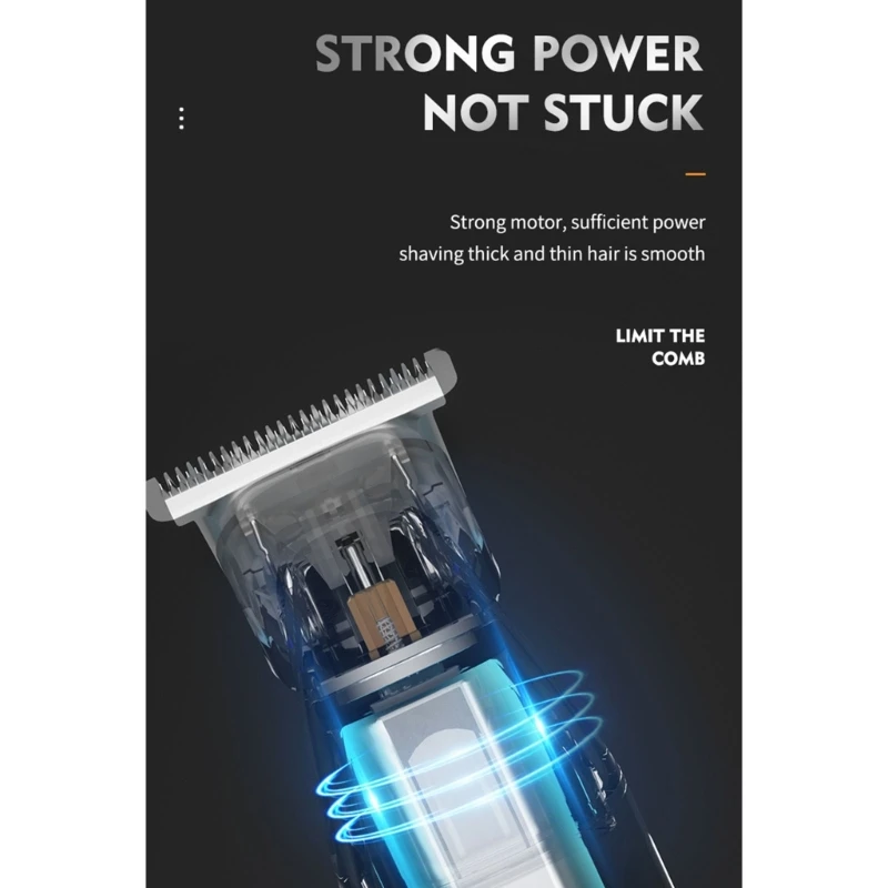 Máy cạo râu điện 5 trong 1 Tông đơ cắt tóc điện không dây cho dao cạo T8DF