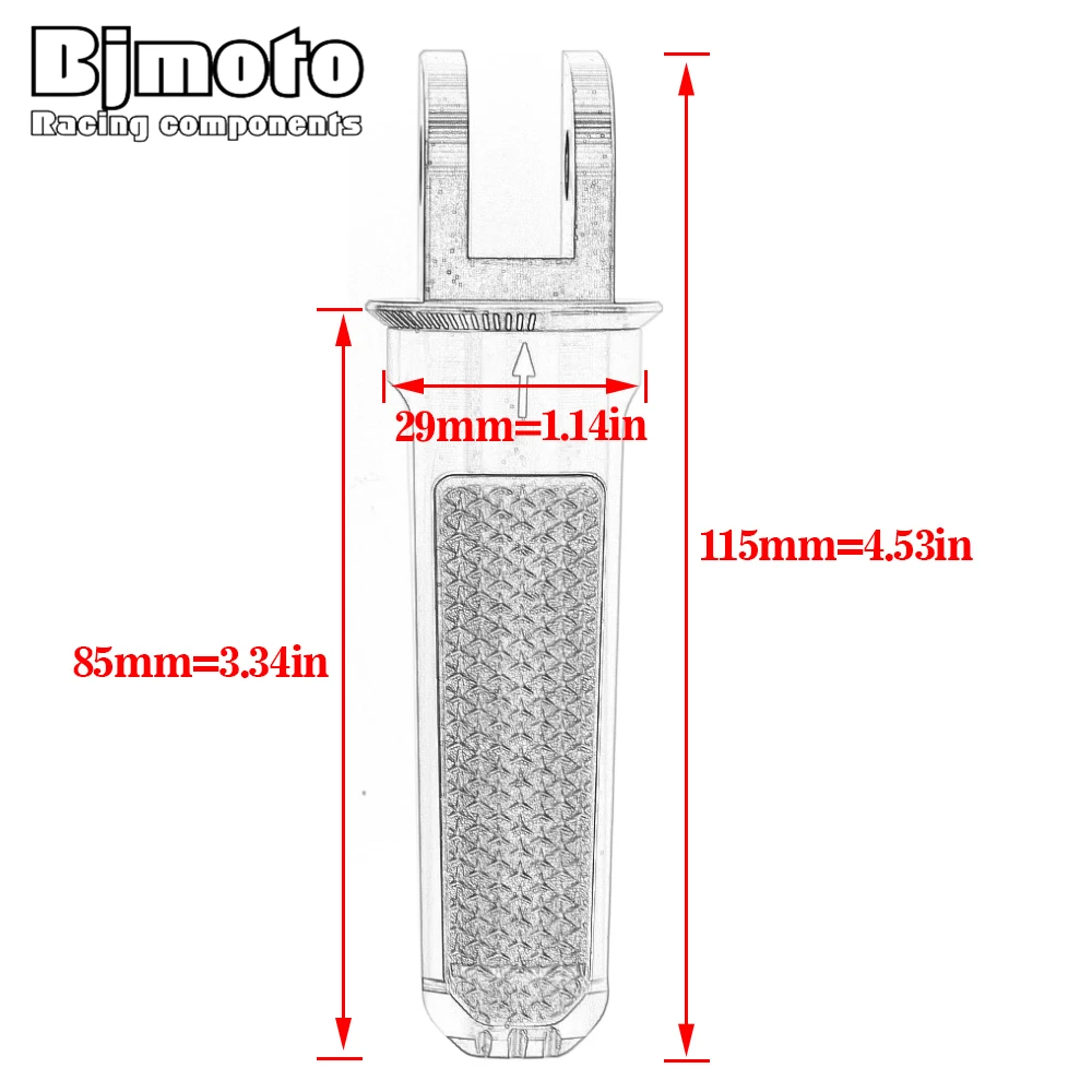 Front Padel Footrests Foot Pegs For SUZUKI GSX-S125 GSX-S750 GSX-S1000 GSX-S1000F GSX-R1000/R GSXS 125 750 750 1000F GSXR 1000R