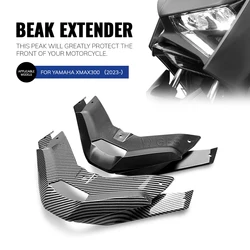 For YAMAHA XMAX 300 XMAX300 X-MAX 2023 2024- Motorcycle Front Fairing Beak Extender Front Spoiler Winglet Aerodynamic Wing