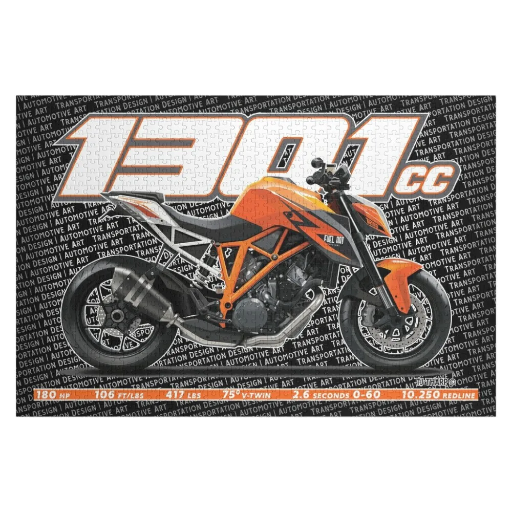 

1301cc Super Duke R Illustration Jigsaw Puzzle Woodens For Adults Children Personalized Photo Gift Customs With Photo Puzzle