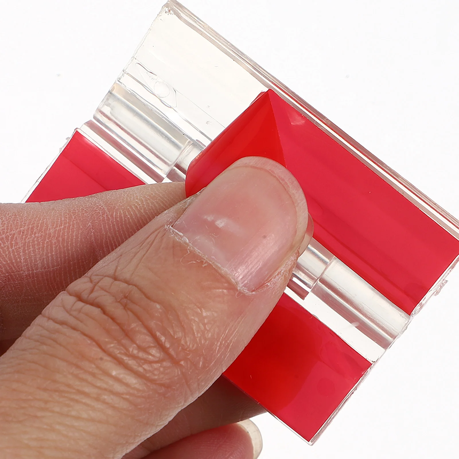 

5Pcs Transparent Acrylic Hinges Self-Adhesive Mini Folding Hinges for Box Closure Clear Lightweight Non-Corrosive Sturdy