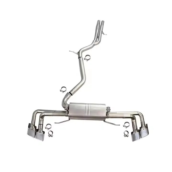 OBM Exhaust Catback System For Audi Q7 High Performance Exhaust Stainless Steel Catback Exhaust Manufacturers
