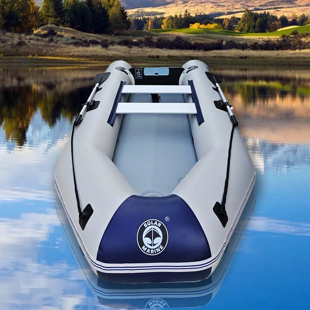 Thermal Welded Process 3.6 m Inflatable Fishing Sport Boat 6 Persons Rowing Kayak with Transom Speed Dinghy