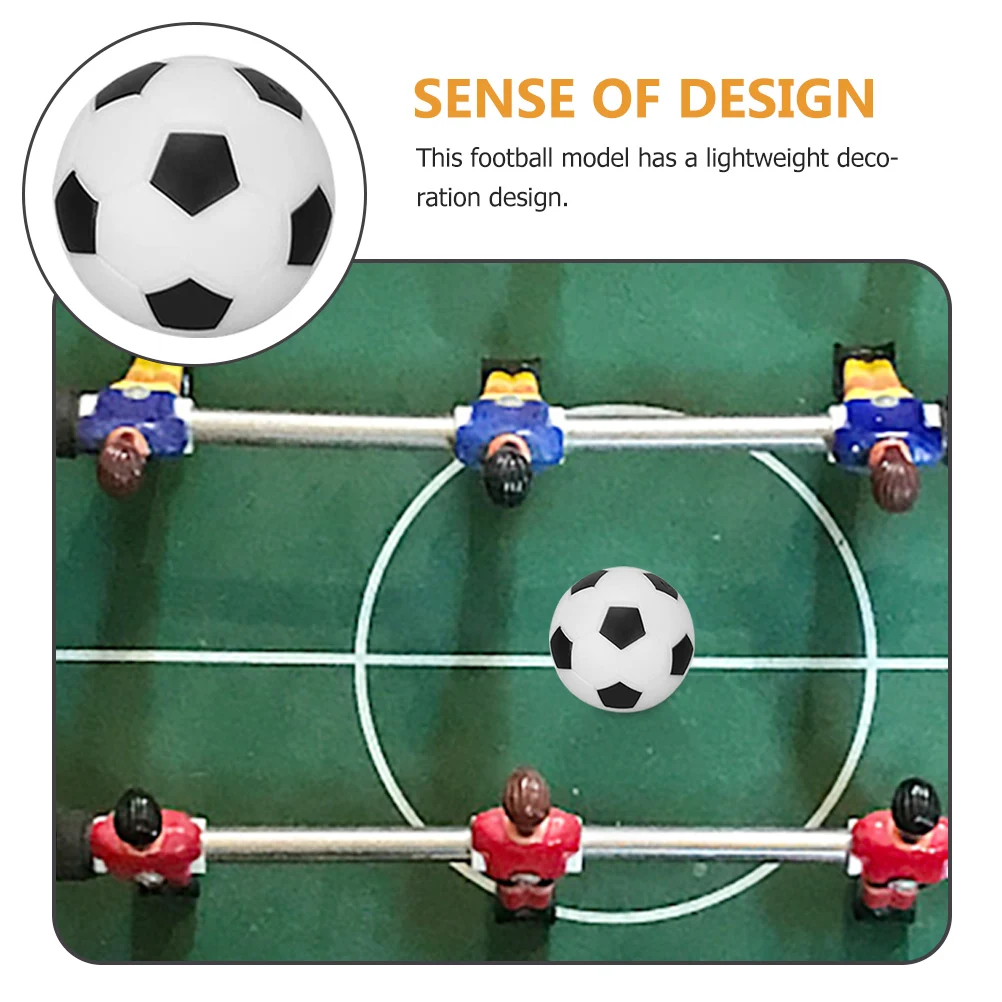 

30 Pcs Kids Football Mini Miniature Replaceable Inflatable Balls Footballs Child
