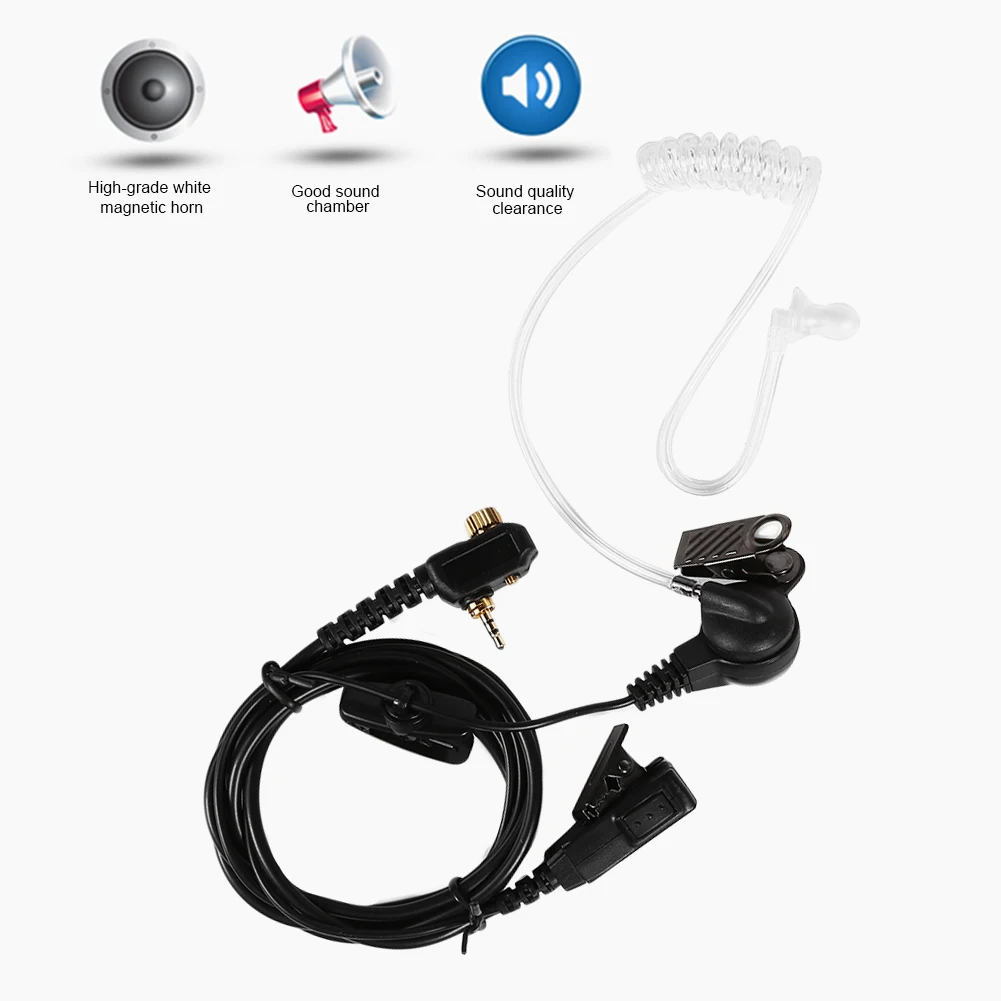 Earpiece PTT Headset Mic for Motorola MTH600 MTH650 MTH800 MTH850 MTP850 MTS850