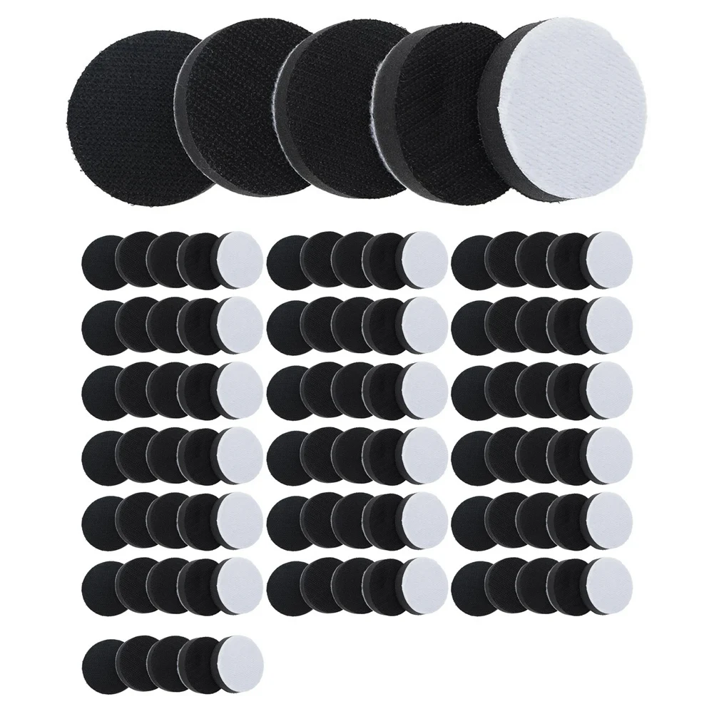 

100Pc 50mm Soft-Density Interface Pad Sponge Cushion Buffer Backing Pads Hook/ Loop Face Sanding Discs Abrasive Tools