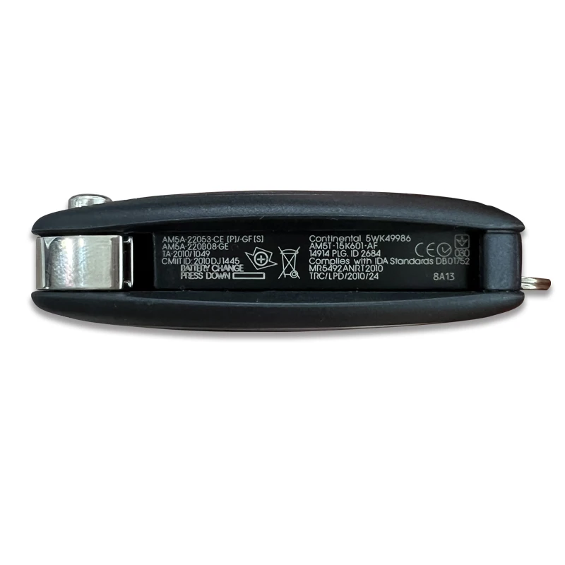 CN018047 FCC 5WK49986 With 4D63 Chip For Ford Mondeo Focus C-Max Grand Galaxy S-Max 3 Buttons Flip Remote Car Key Fob 433MHz