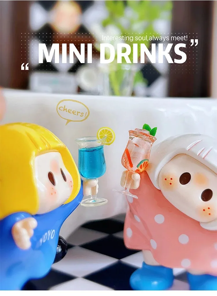 

Dollhouse Accessories 1/12 Mini Goblet Simulation Cocktail Decor