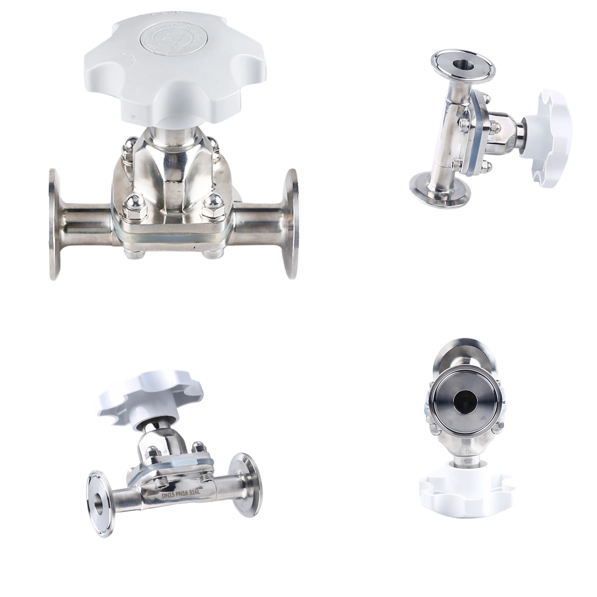 

CNJS Food Grade Stainless Steel Ss316 50.5Sanitary Diaphragm Valve