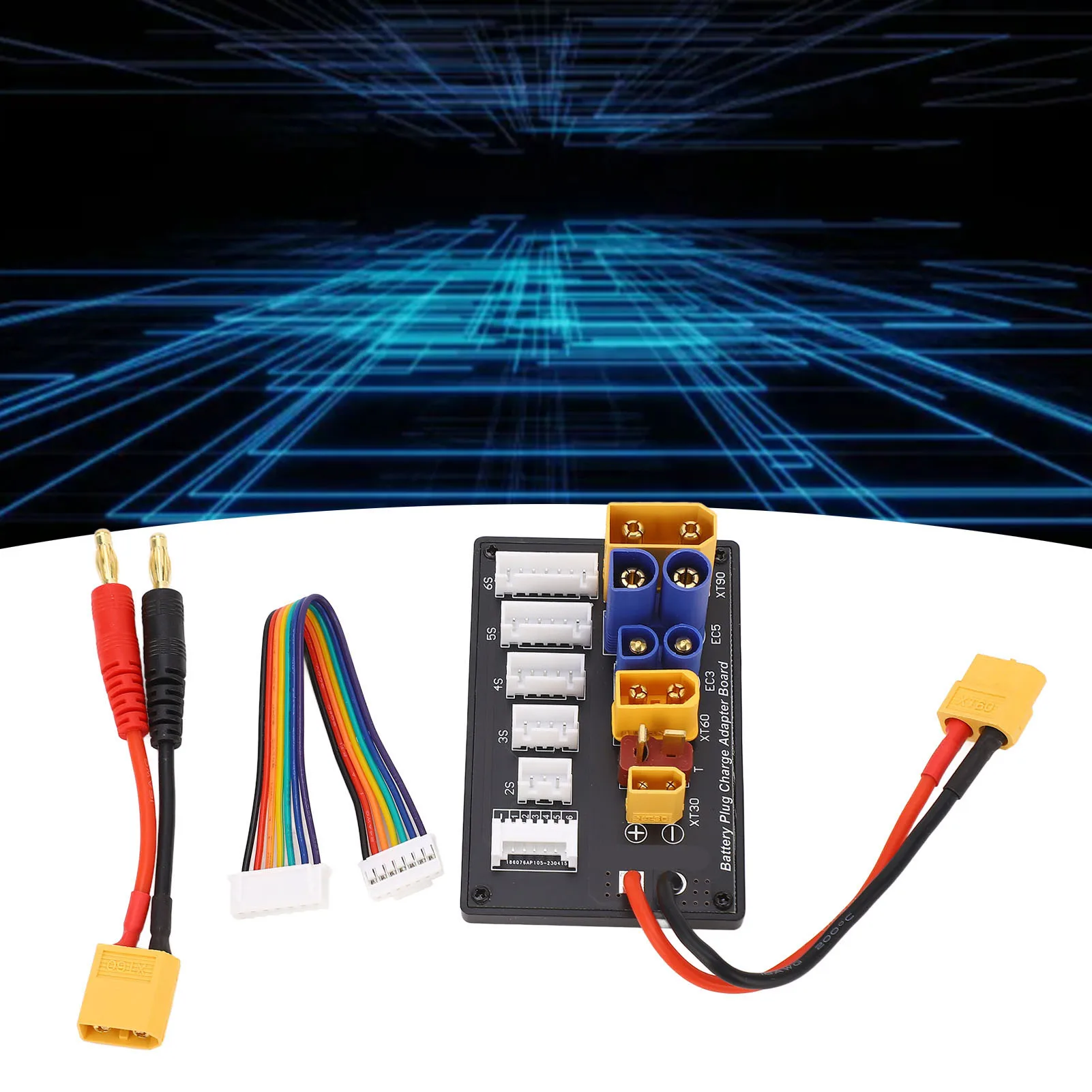 Parallel Charging Board Perfect Match XT90 XT30 EC3 EC5 T XT60 Broad Utility Balance  Board Easy Connection for Battery