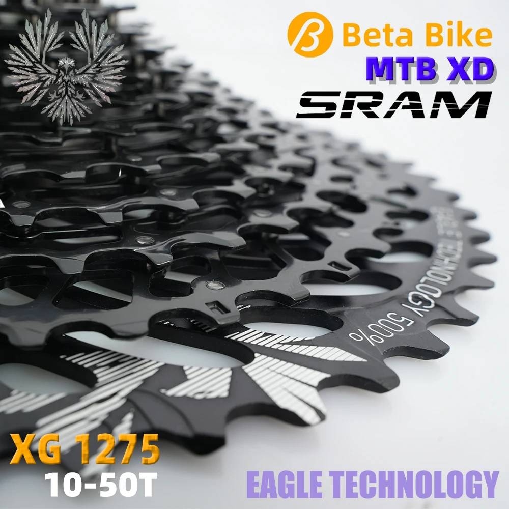 Casete SRAM GX EAGLE de 12 velocidades 12v XG-1275 10-50T XD para bicicleta de montaña