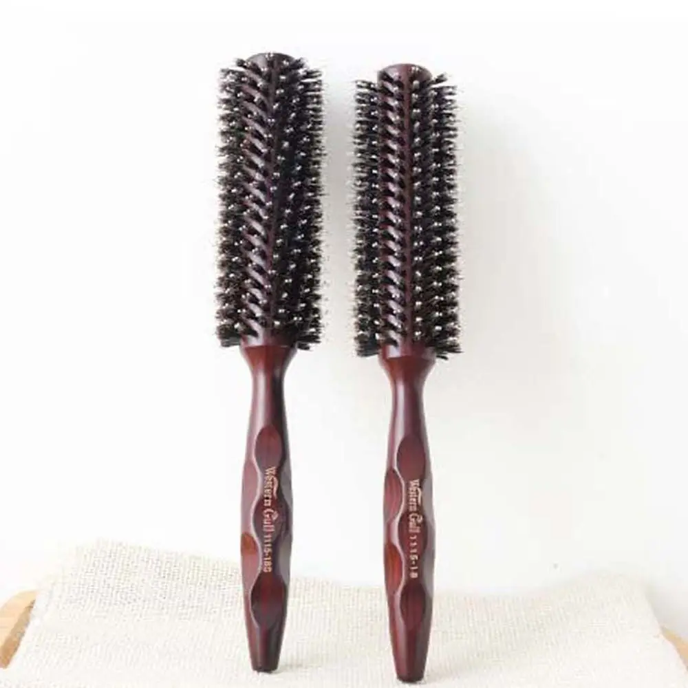 Hair Accessories Porcine Bristle Curly Hair Comb Hair Styling Tool Hair Roller Comb Porcine Bristle Hairbrush Hairdressing