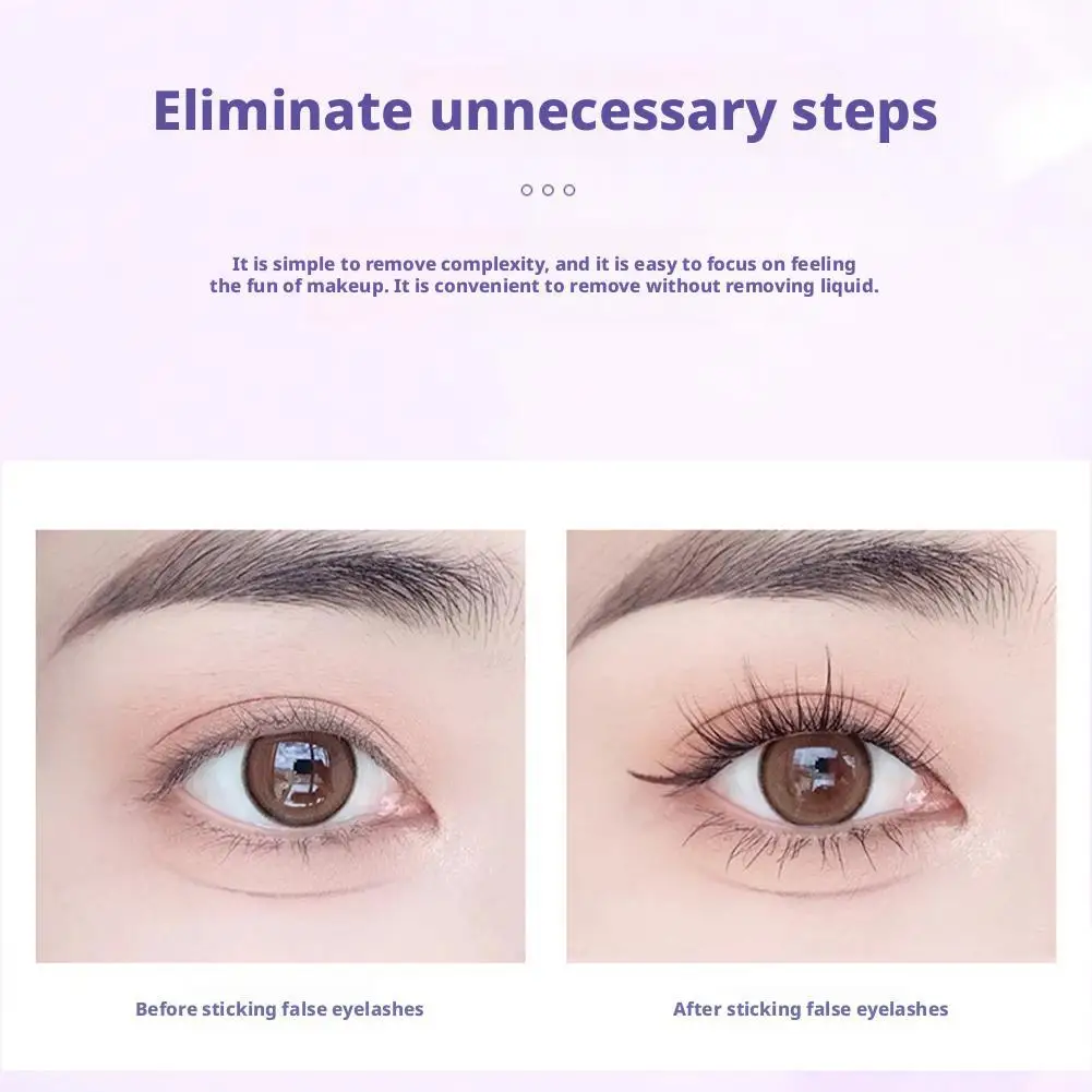 つけまつげ ひまわり グルーフリー 天然接着剤 セグメントまつげ デイリーアイメイク ラッシュエクステンション