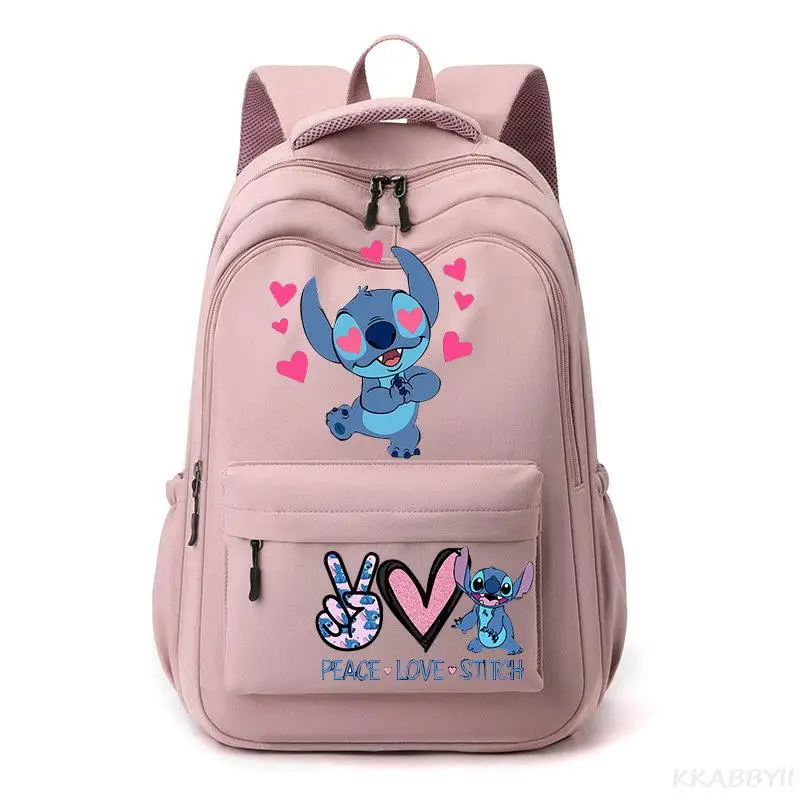 Lilo And Stitch Backpack Multifunction Laptop Waterproof Teens Backpacks Male Female Outdoor Luggage Bag Mochilas