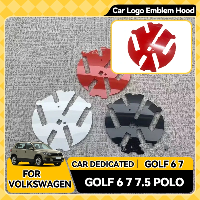 

Накладка на багажник, 1 шт., 110 мм, черный/красный/белый, задний логотип автомобиля, фон для Golf 6/7/7,5/Polo/Passat/T-Roc/Arteon/Tiguan/CC