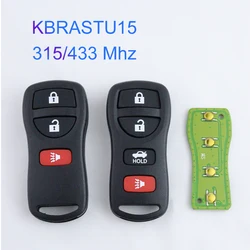 433/315Mhz Car Remote Key for Nissan Frontier Murano Armada Pathfinder Versa Altima Maxima Xterra Titan Quest for Infiniti FX35