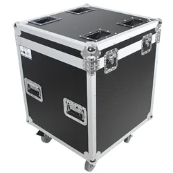 Flight Case en aluminium dur avec roues pour l'audio