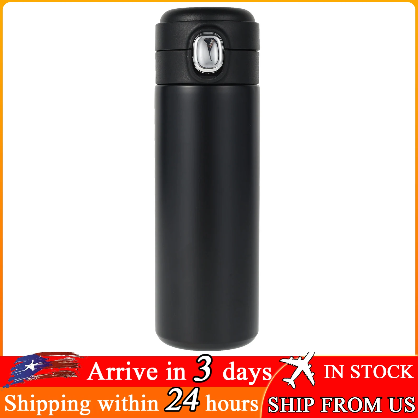 420ml Stainless Steel Thermos Double Wall Thermal Bottle Travel Mug Tea Coffee Vacuum Water Cup Thermocup Outdoor Drinking Cup