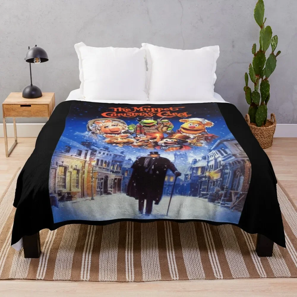 

The Muppet Christmas Vitnage Throw Blanket Anti Shedding Soft Fuzzy Blanket for Home