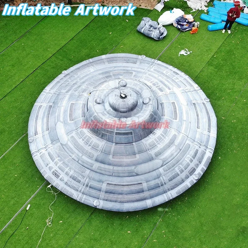 Bespoke Celestial Themed Party Big Inflatable UFO Design for Event Decoration Toys