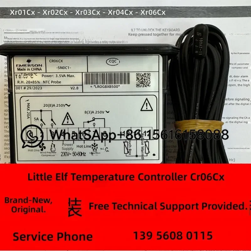 CR06CX CR06CX-5NOC1 Thermostat Emerson Compatible Temperature Control Switch Replacement Part for HVAC System Industrial
