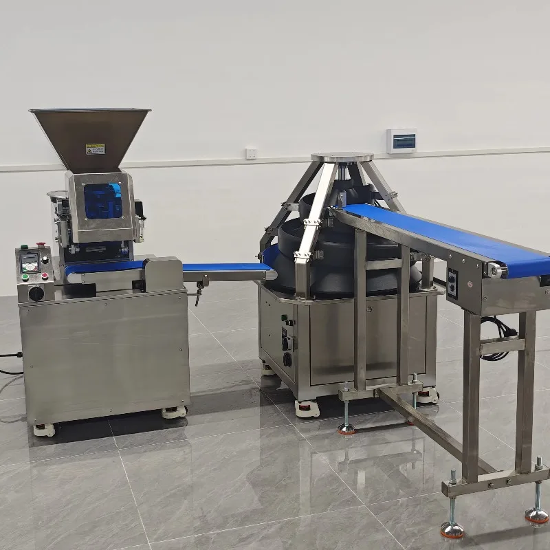 Continuous Dough Dividing Rounding Machine Automatic Volumetric for Pizza Bread Toast Baguette Bakery Production Custom