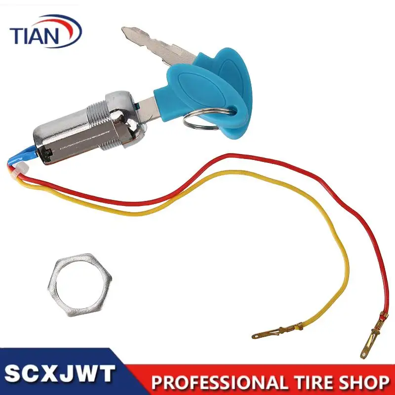2 Wire Key Ignition Switch Locking Keys Lock For Electric Scooter ATV Moped Kart Ignition Switch Ignition Switchkart
