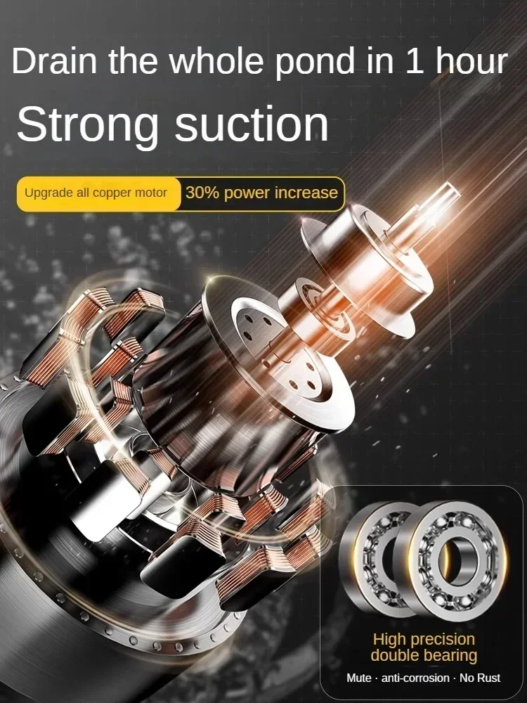 

Погружной насос 220 В, насос с высоким подъемом и крупным потоком, бытовой сельскохозяйственный ирригационный насос для сточных вод, маленький насос для шламурий