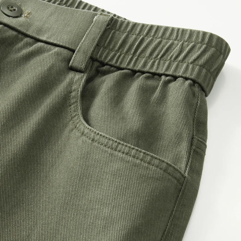 100% القطن الرجال فضفاض واسعة الساق السراويل لينة تنفس فضفاض مستقيم بناطيل كاجوال ربيع الخريف موضة الكورية الشارع الشهير