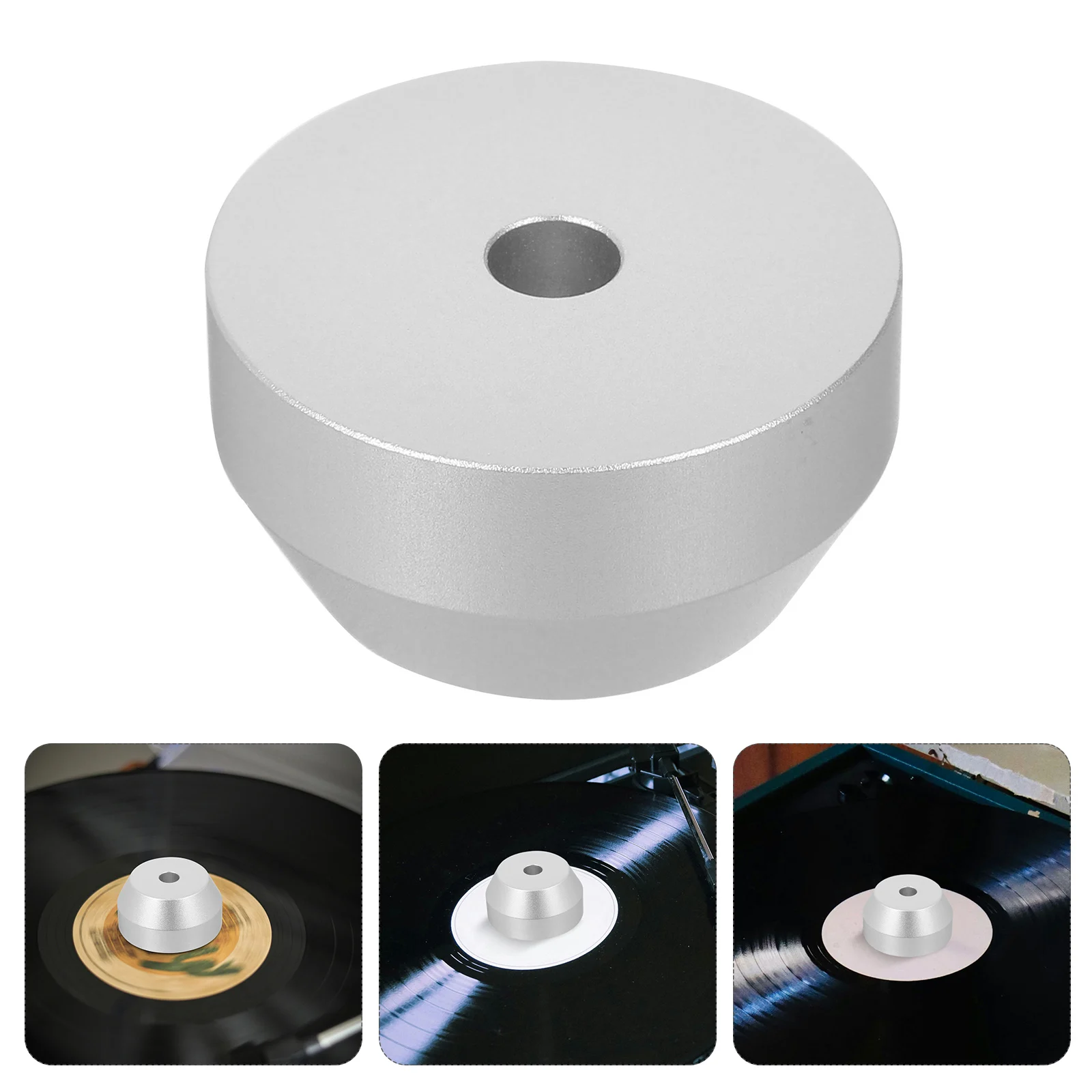 

Precision Fit Vinyl Weight For Universal Aluminum Turntable Disc Stabilizer Reduces Playback Noise Enhances Sound