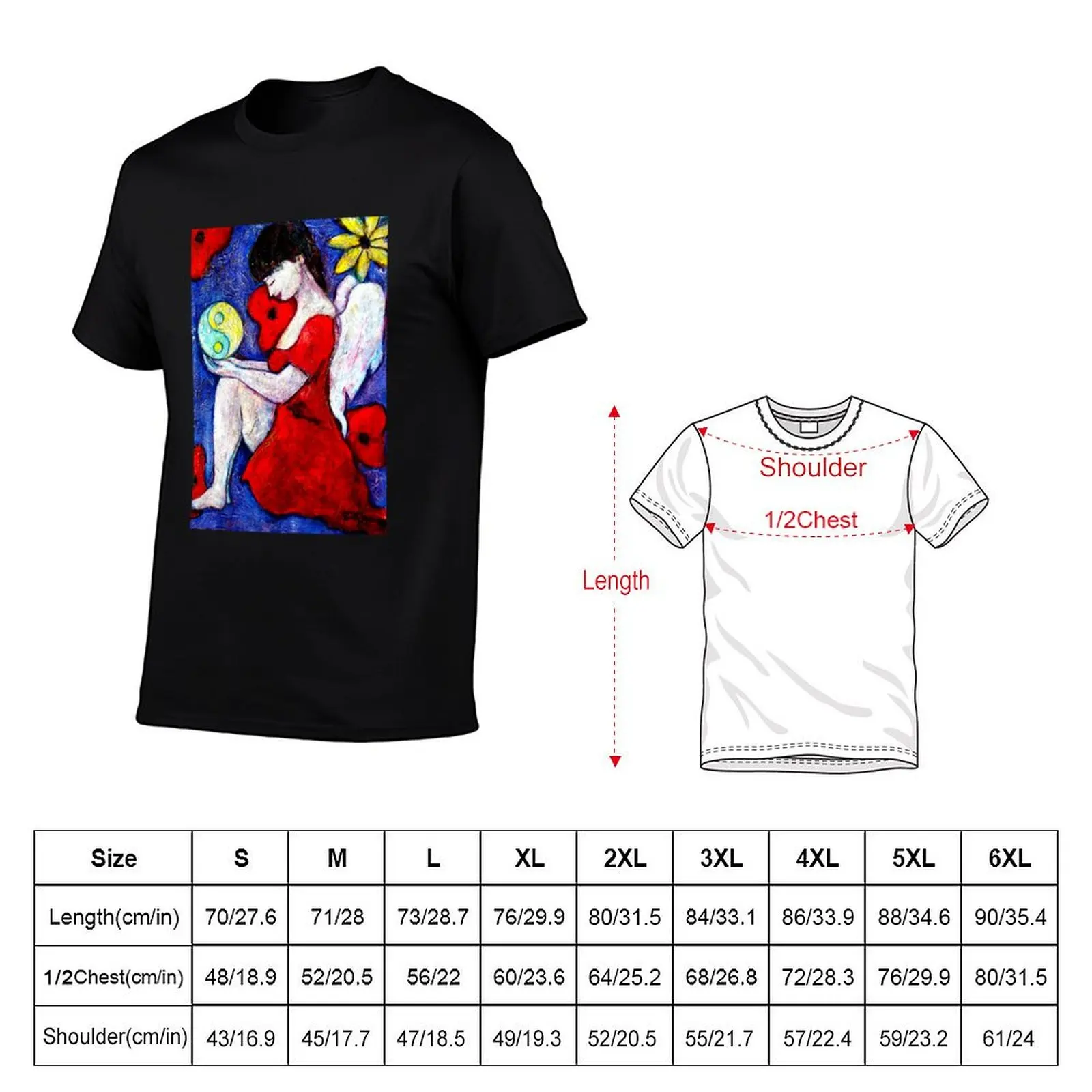 Karma, Angel image part of an Angel oracle card deck – MeMoment angel cards T-Shirt Summer Fashion Casual Tee Shirt