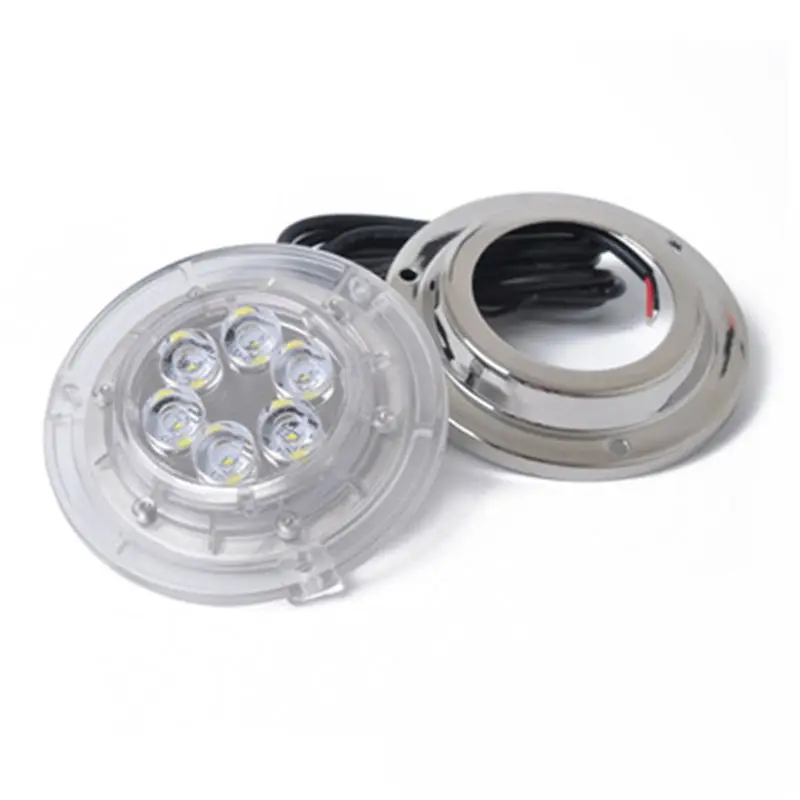 ABKJ-DC10-30V 15W Swimming Pool Waterproof Marine LED Dock Deck Yacht Boat Underwater Light TP019019, Blue Light Durable Easy In