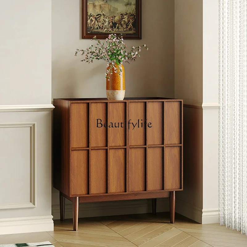 French retro style home entrance cabinet household wall storage storage cabinet