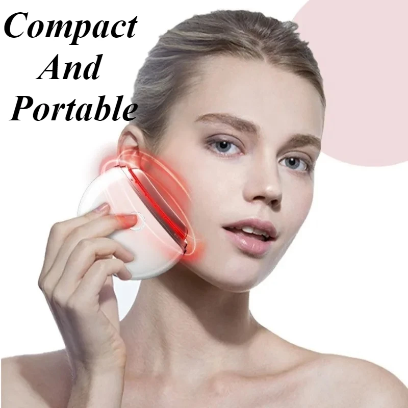 مكركرنت مدلك الوجه المحمولة أجهزة شد الوجه الاهتزاز الجمال أداة العلاج الطبيعي Guashas معدات العناية بالبشرة #1