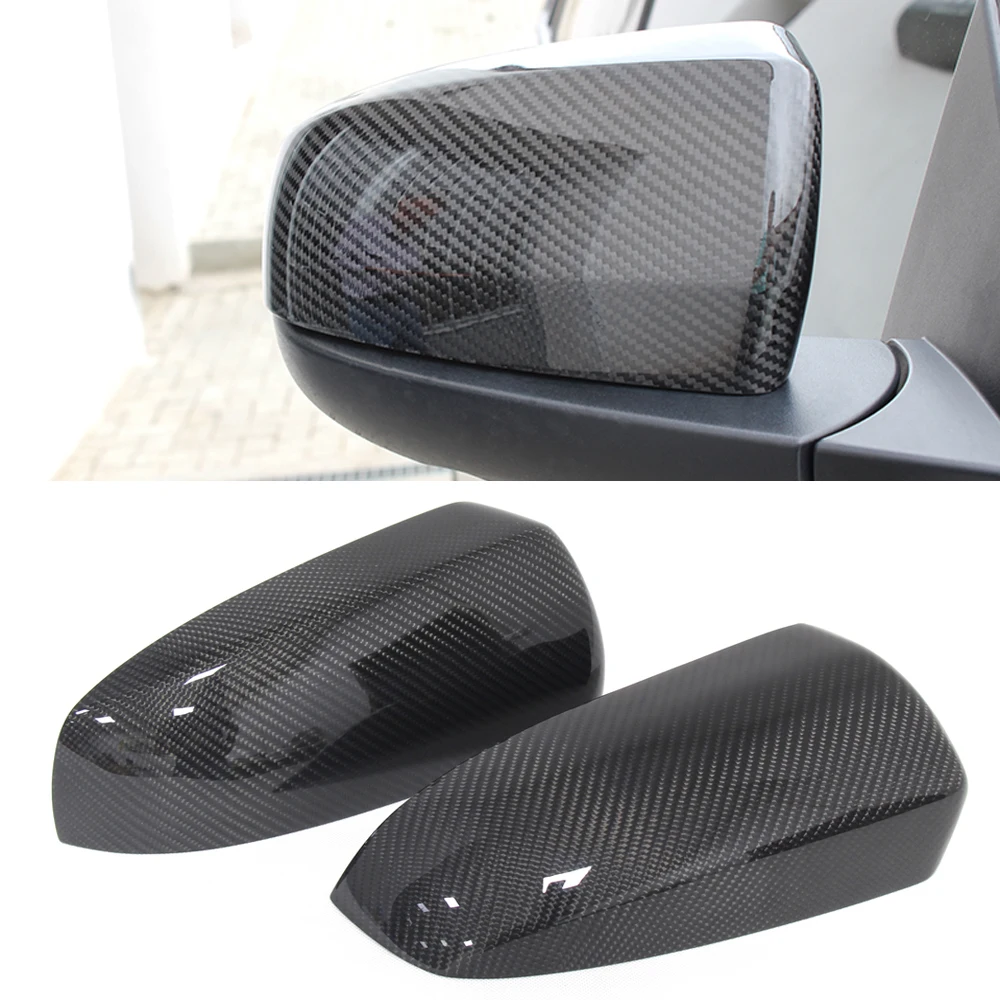 Real Carbon Fiber Rear View Side Mirror Cover For BMW X5 E70 X6 E71 2007-2013