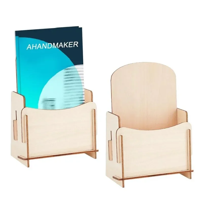 2026 NEW HOT Wooden Desktop Storage Rack Detachable Sorting Rack Solid Wood Display Book and Magazine Storage Office Supplies