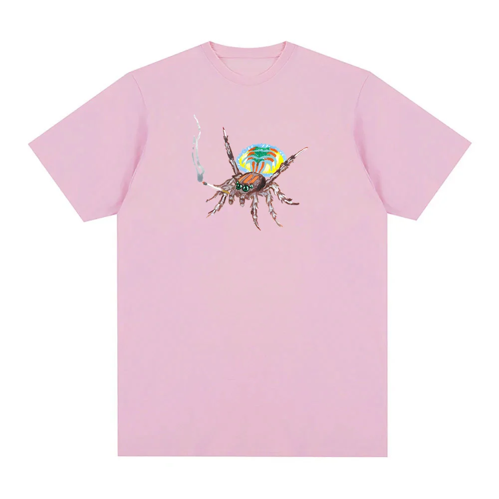 سباركلي سبايدرمافن تي شيرت سوكي المائية الصيف الهيب هوب 100% القطن تي شيرت 2026 جديد جودة عالية ريترو الجولة الرقبة التي شيرت #6