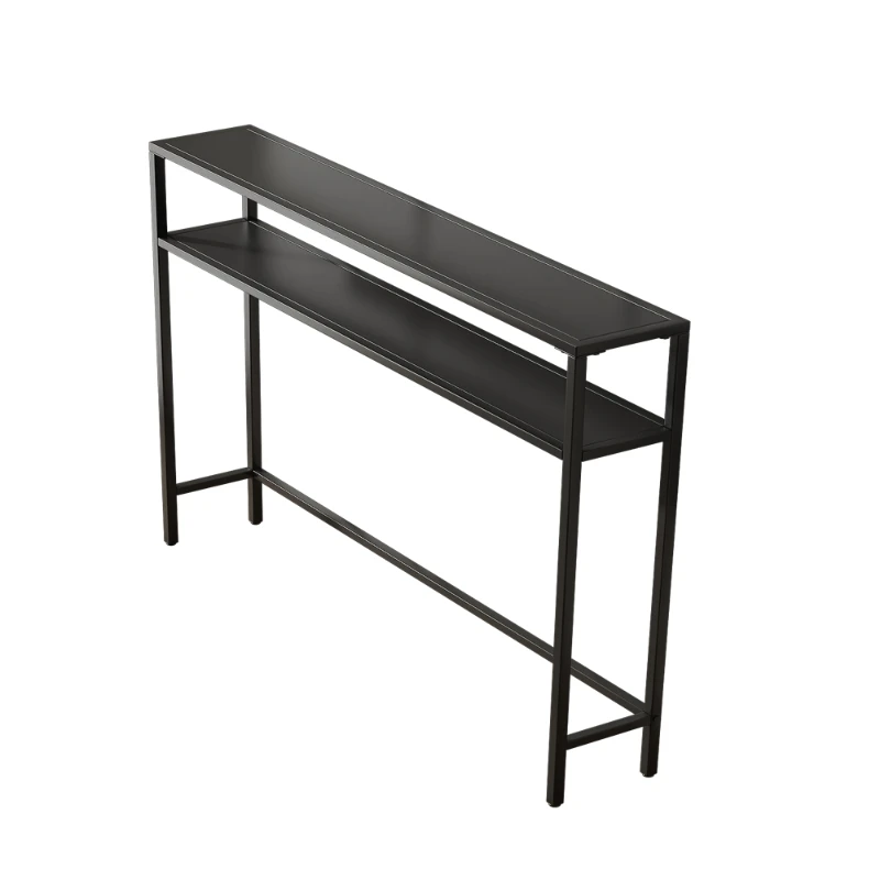 Iron Narrow Radiator Storage Rack for Bedroom/Living Room Furniture Space-Saving Floor Standing Cabinet Bedside Closet Organizer