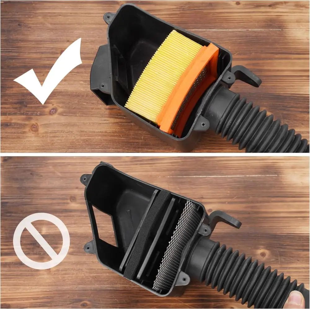 Air Filter Box Intake Cleaner Bend Head Air Filter Box Assembly Compatible With GY6 150cc ATV Go Kart Scooter Moped Quad