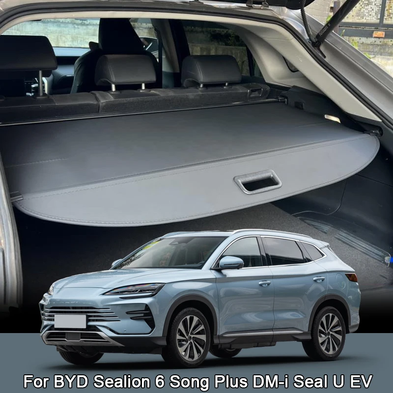 ل BYD Sealion 6 أغنية زائد DM-i ختم U EV قابل للسحب الخلفي الجذع غطاء الستار المنظم الخصوصية شاشة الأمن درع الظل #1