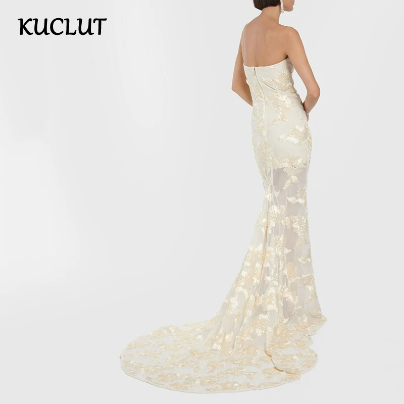 

KUCLUT Fashion embroidery Hanging Neck Dresses For Women Floral Decoration Slim Fit Long Dress Female Trendy New 1A172a