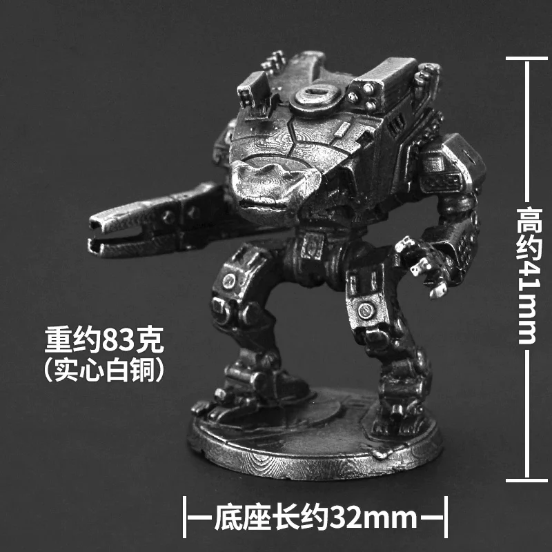 Figurines de soldats robots méca en alliage métallique, miniatures pour jeux de guerre de table, véhicules non peints, décoration de voiture, cadeau pour hommes