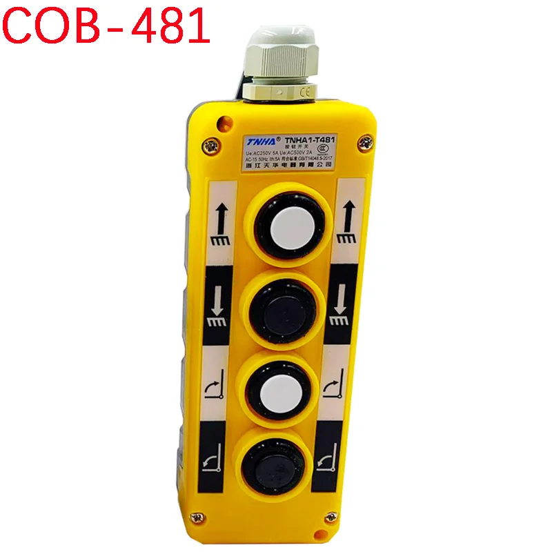 Industrial Remote control Push button switch Crane Truck Controller Switches Control Lift Electric COB-T381 COB-281 COB-481