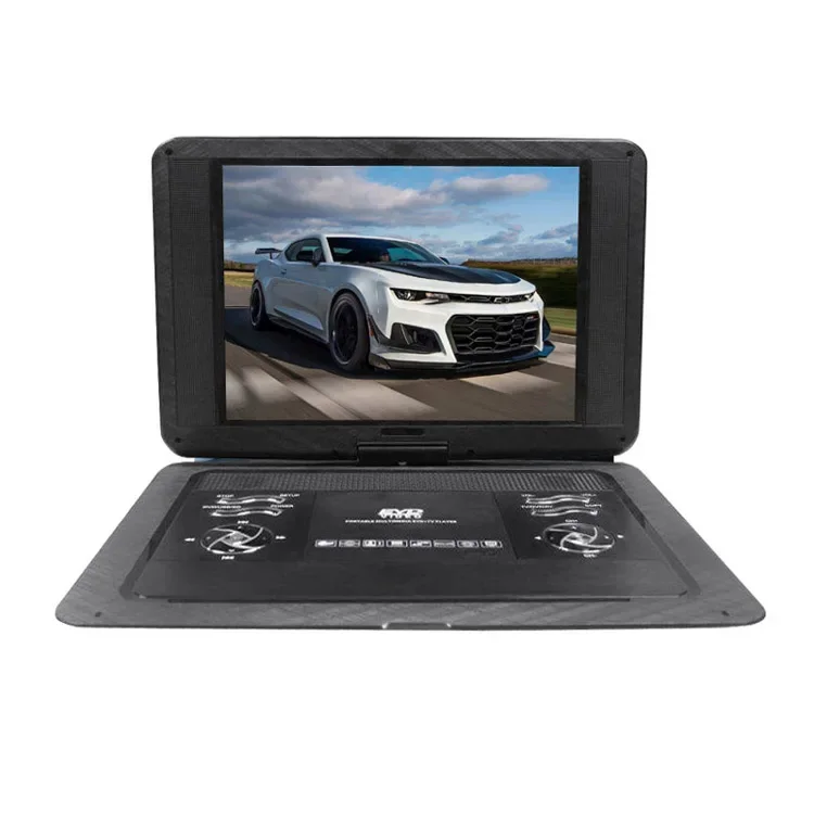 TNT STAR TNT328 15 Inch Portable Dvd Player With Dvb-t/t2 Tuner Usb Port Sd Port Av-in/out Game 3d And Glass