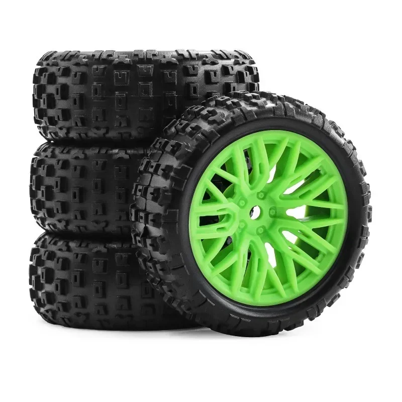 

4pcs 67mm Rubber Tire Tyre 12mm Hex for Arrma 1/18 2S Typhon Grom RC Car Upgrade Parts Accessories