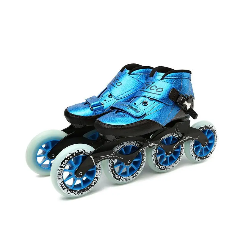 skating shoes big wheel professional racing shoes adult boys and children adjustable carbon fiber roller skates adult skates