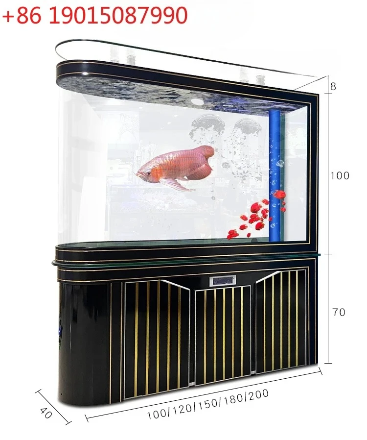 

Bullet fish tank living room type household glass screen smart aquarium