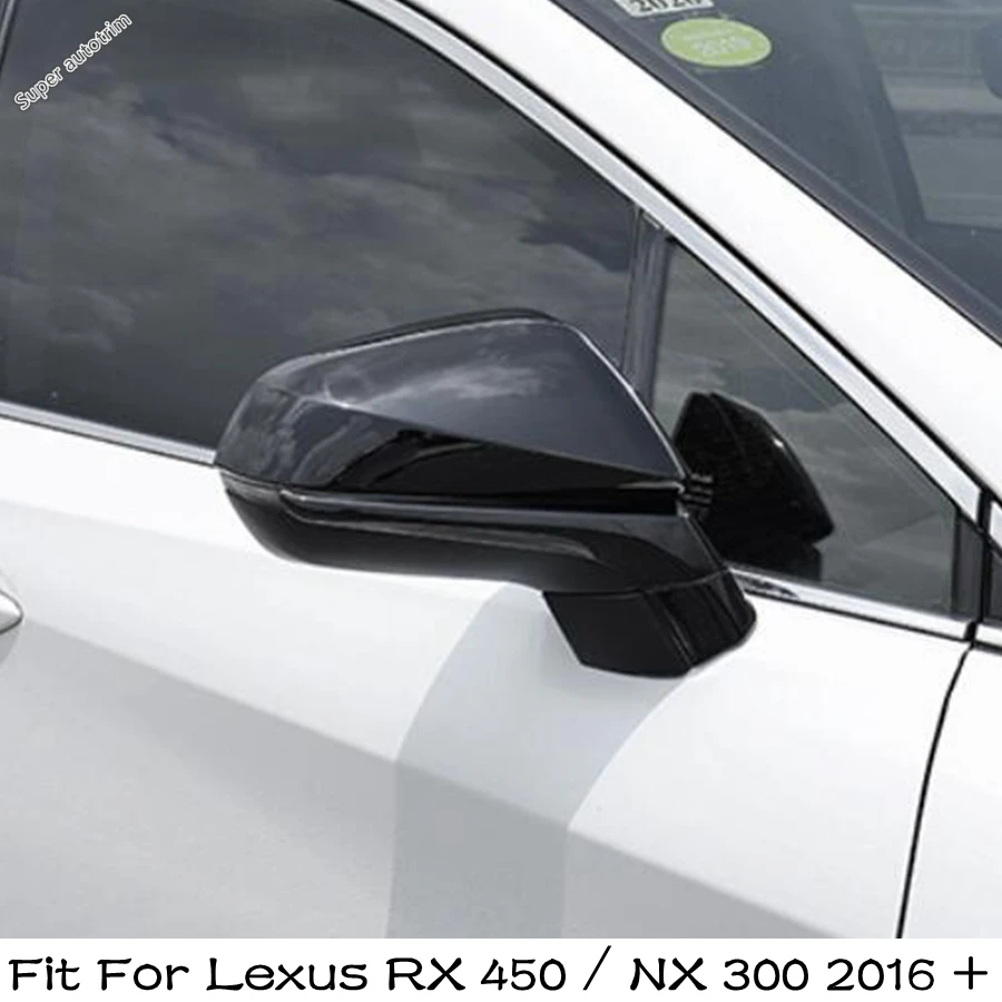 

Chrome Car Rearview Mirror Cover Side Wing Protect Frame Trim Fit For Lexus RX 450 / NX 300 2016 - 2021 External Spare Parts