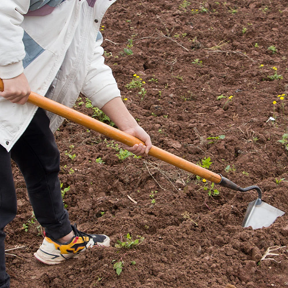 Herramientas agrícolas, azadas triangulares, azada de punta pequeña, azada de tierra agrícola, azada de suelo suelto, equipo agrícola