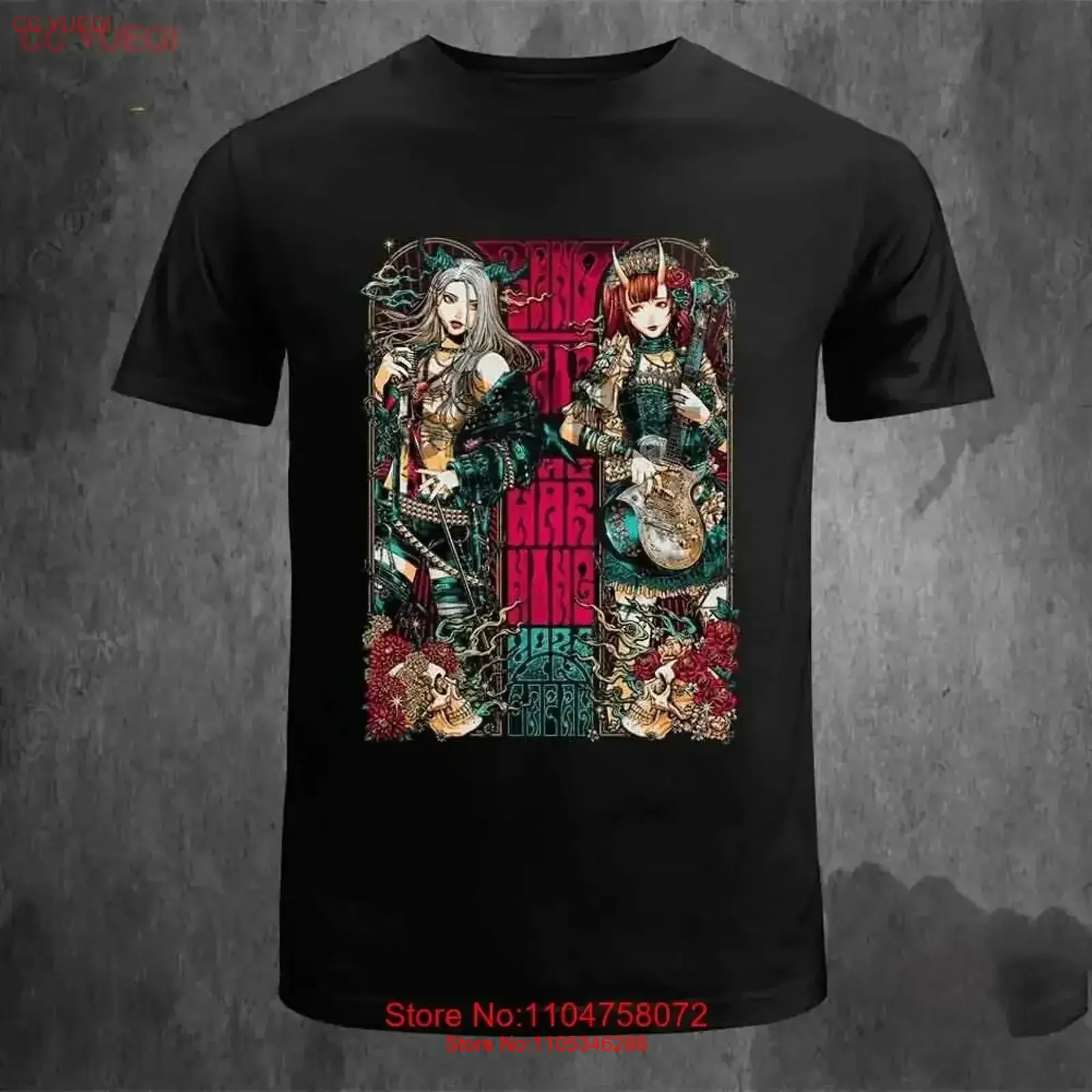 Band Maid With The Warning, Aufführung am 12. Juni 2024 in Japan, T-Shirt im Vintage-Stil, modisch, stilvoll, bequem, atmungsaktiv, weich